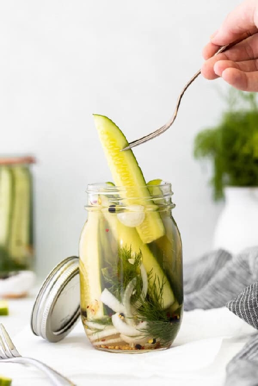 Refrigerator pickle recipe