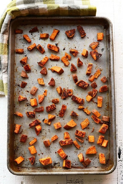 Perfect roasted sweet potatoes