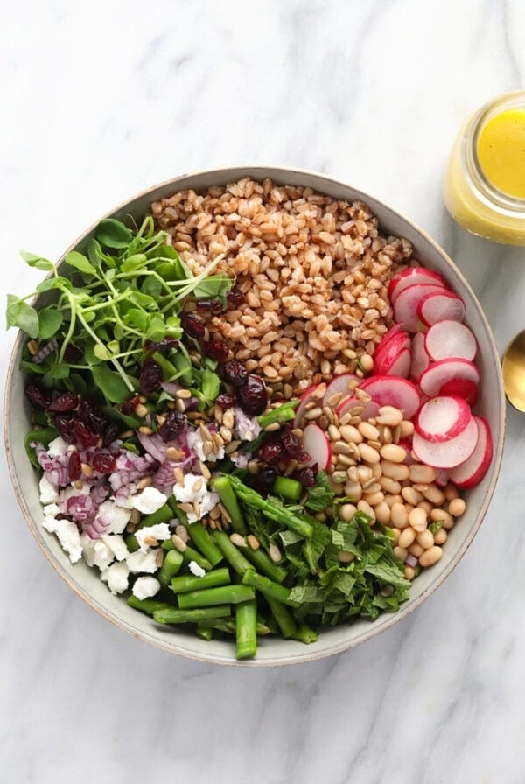 Farro salad