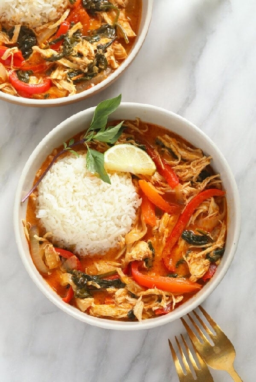 Instant pot coconut curry chicken