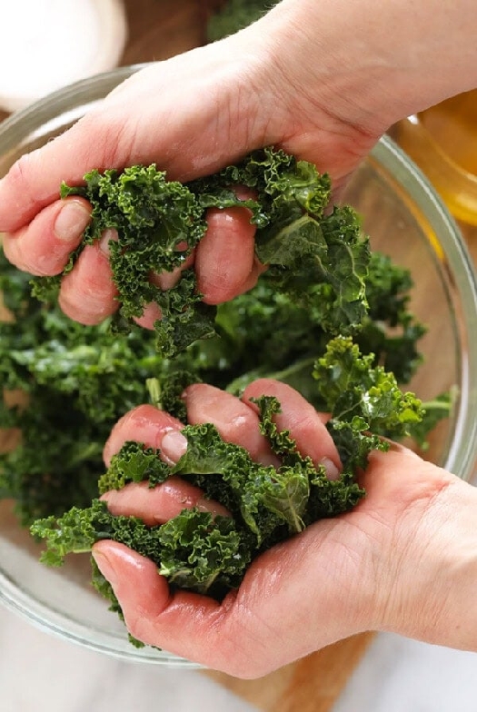 How to massage kale
