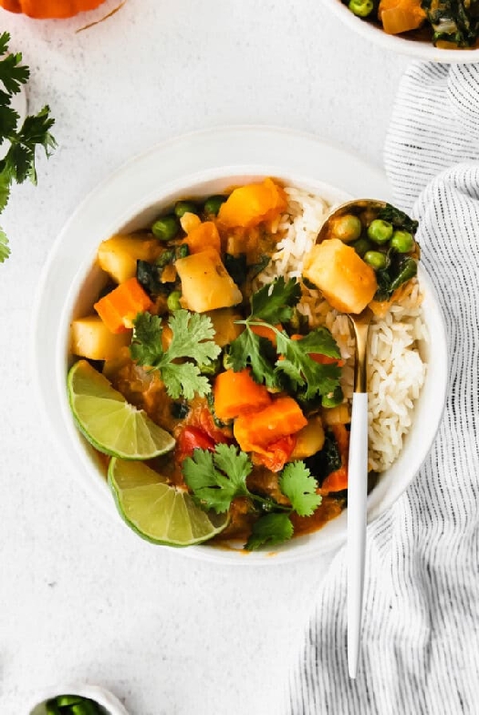 Instant pot pumpkin curry