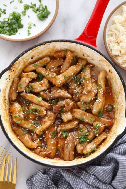 Honey sticky pork (+20 pork recipes)