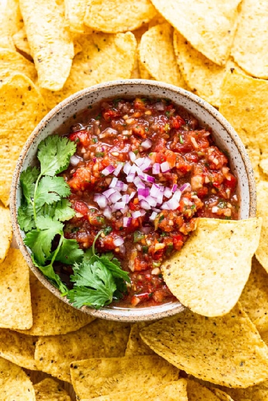 Homemade salsa