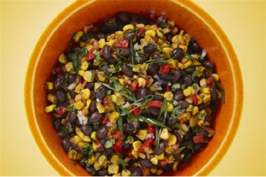 Spicy Roasted Corn & Black Bean Salad