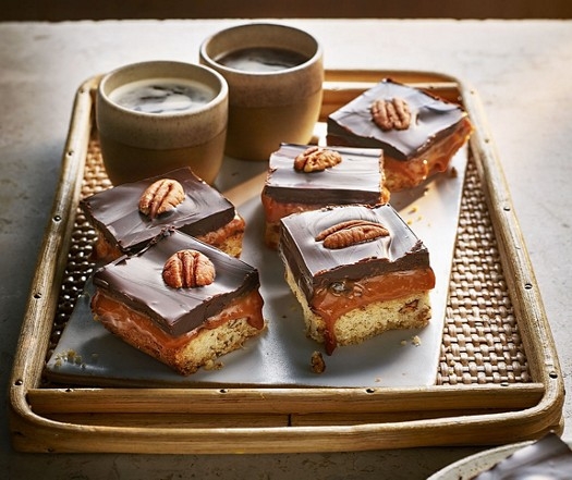 Pecan millionaire’s shortbread