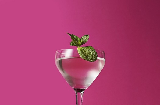 Elderflower & mint martini