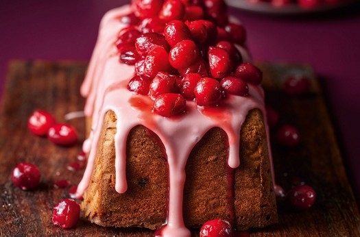 Cranberry & yogurt loaf cake