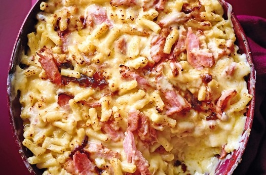 Gammon & onion marmalade mac ‘n’ cheese