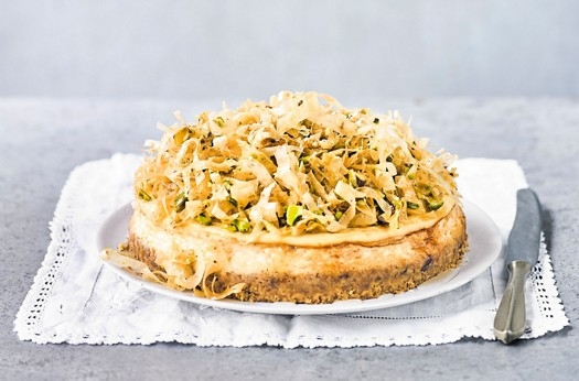 Martha's baklava cheesecake