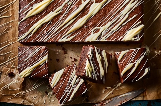 Speedy one-pan brownies