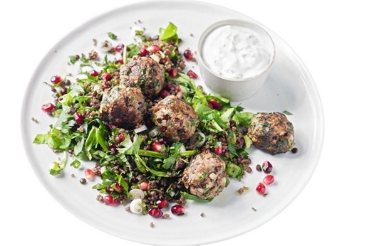 Lamb meatballs & tabbouleh