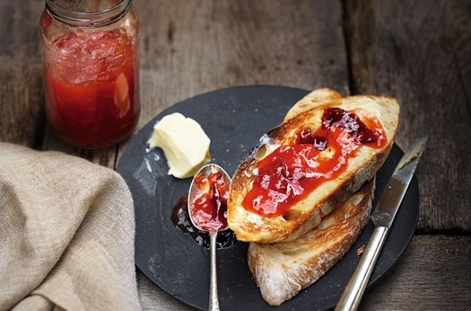 Plum & apple jam