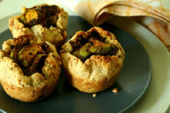 Rustic Tarts With Zucchini & Eggplant