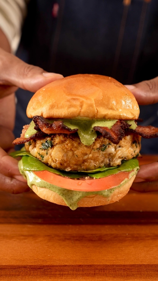 Crab cake blt