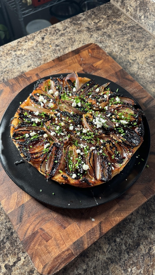 Shallot tart