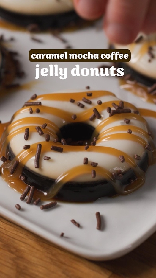 Coffee jelly donuts