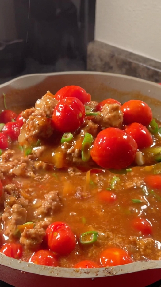 Thịt băm sốt cà chua