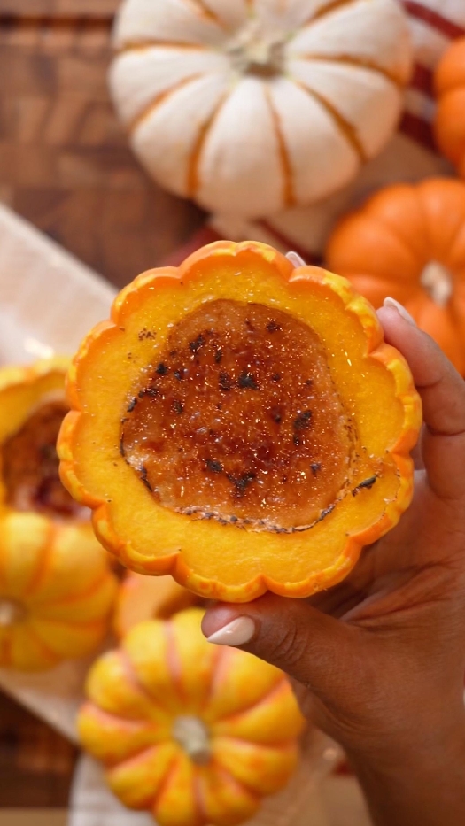 3-ingredient pumpkin crème brûlée