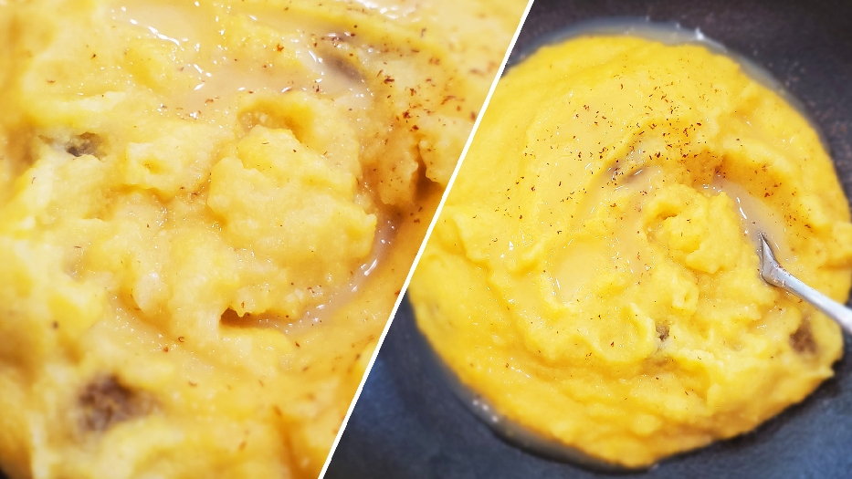 Sweet cornmeal porridge as made by cc pean
