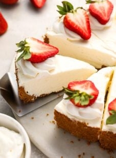 No-bake cheesecake