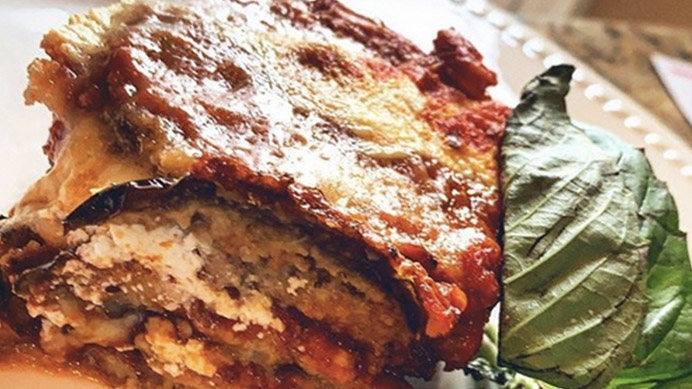 Baked eggplant parmigiana