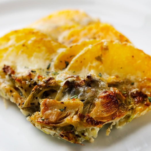 Winter vegetable gratin