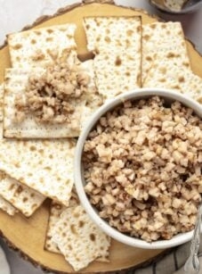 Charoset (a sweet apple and nut mixture for passover)