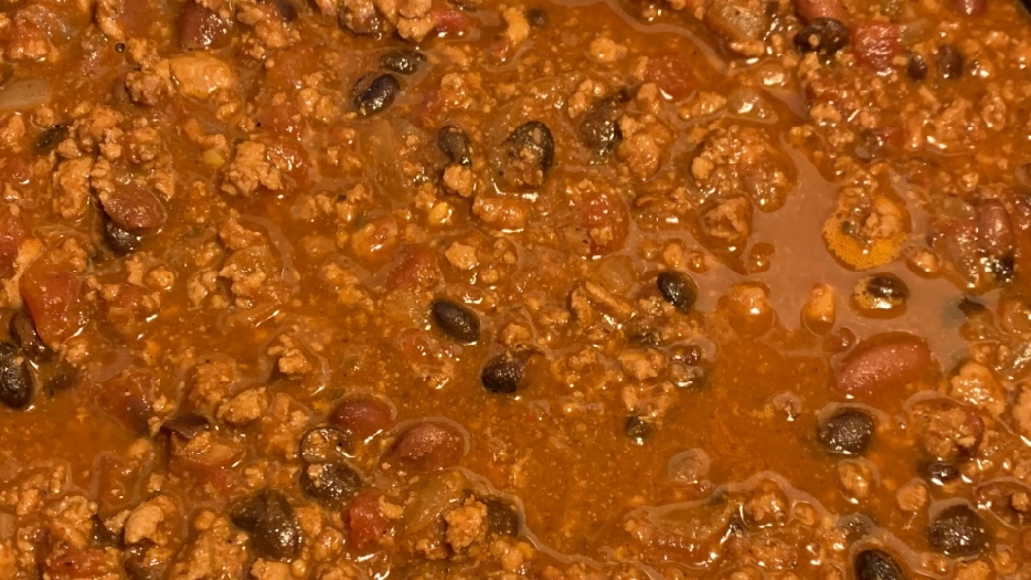 Weeknight turkey chili