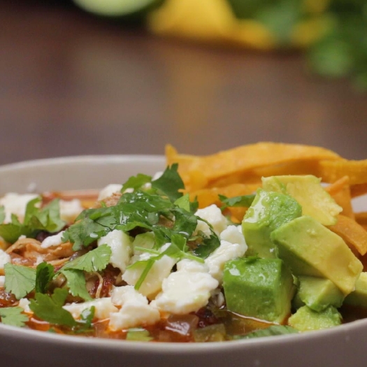 Instant pot chicken tortilla soup