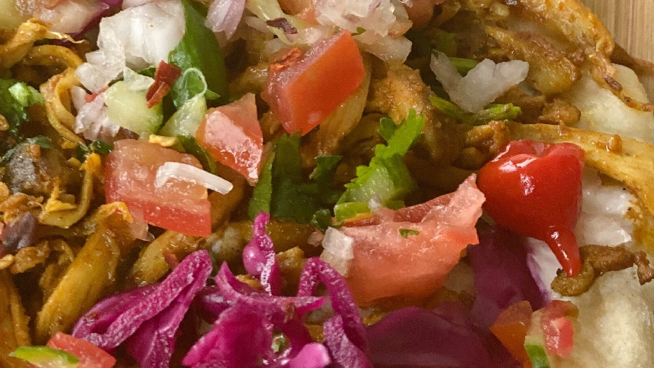 Spicy pulled mushroom