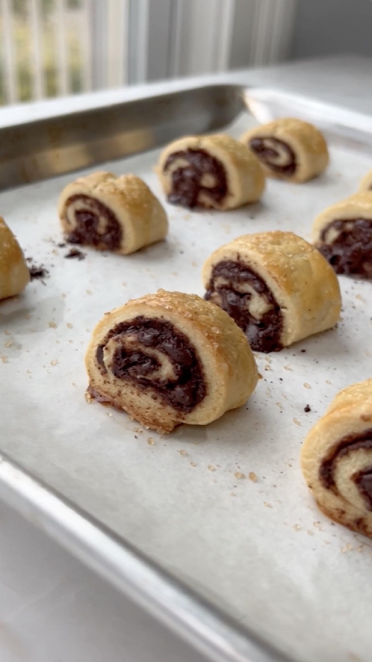 Easy chocolate rugelach