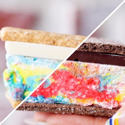 Rainbow s’mores