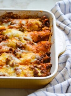 Beef enchiladas
