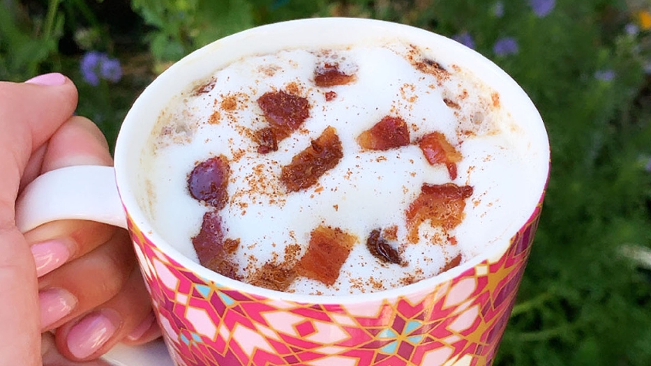 Maple bacon latte