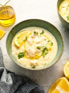 Avgolemono soup