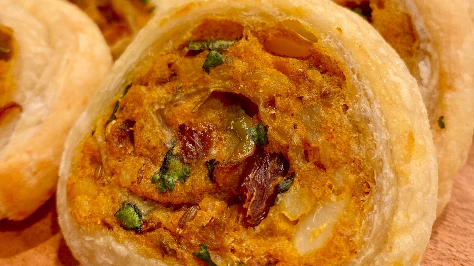 Samosa pinwheels