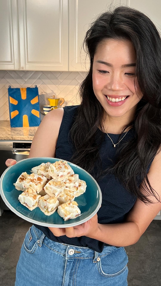 Yogurt-covered fruit bites