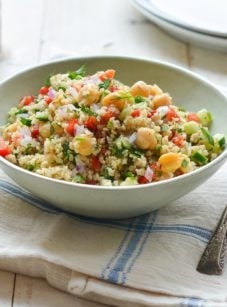 Mediterranean bulgur salad