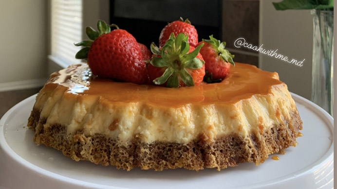 Magic flan cake