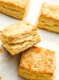 Flaky buttermilk biscuits