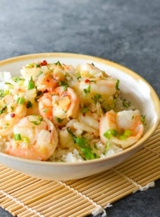 Vietnamese-style caramel shrimp