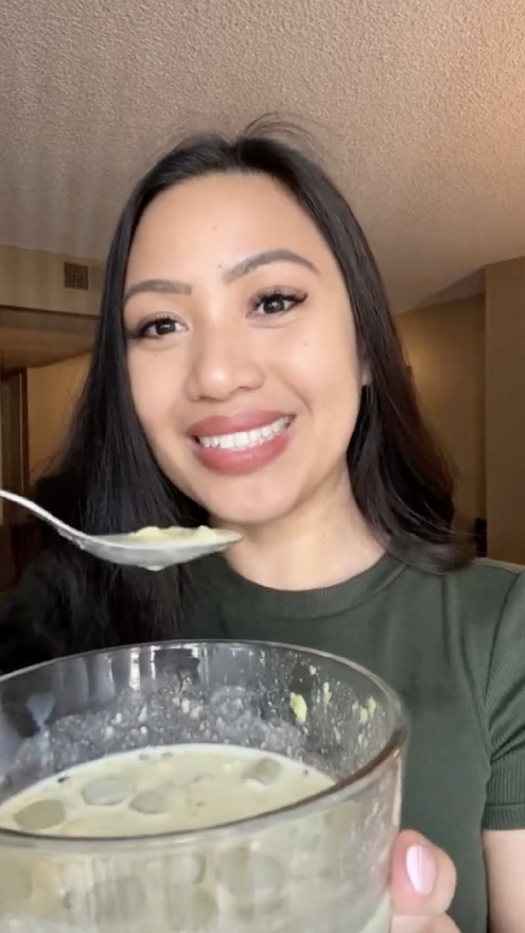 Filipino avocado dessert