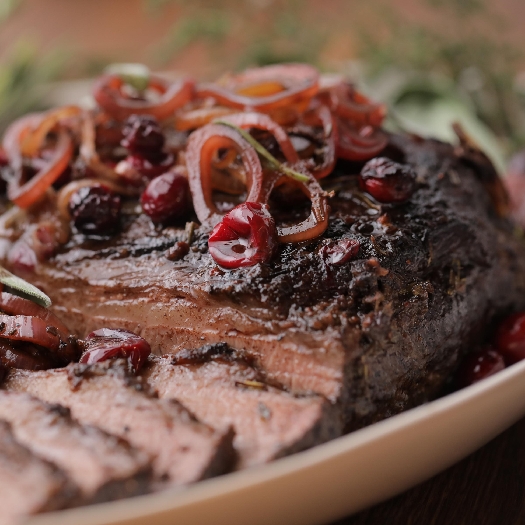 Herbed holiday brisket