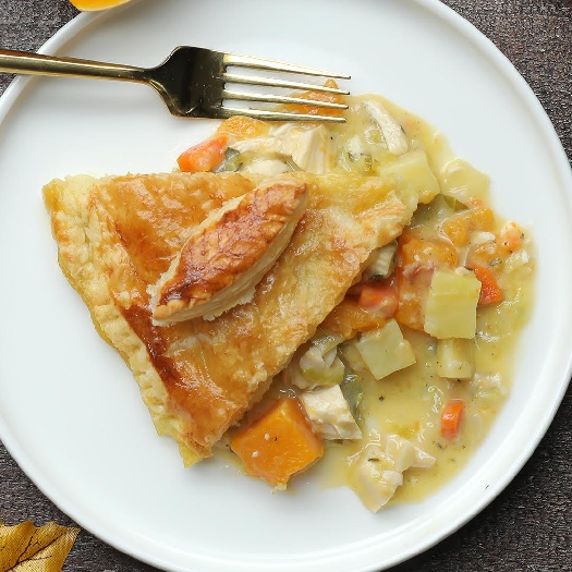 Fall harvest pot pie skillet