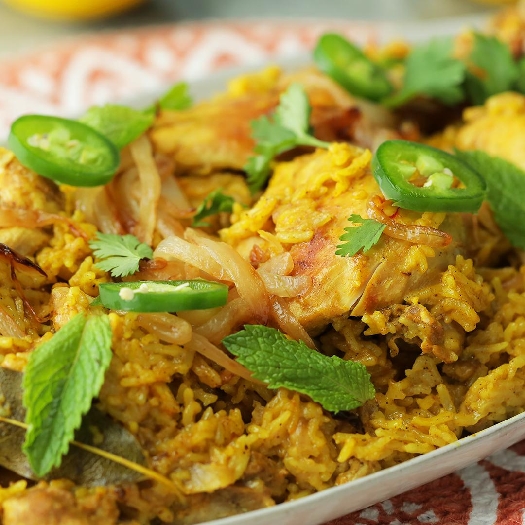 Instant pot chicken biryani