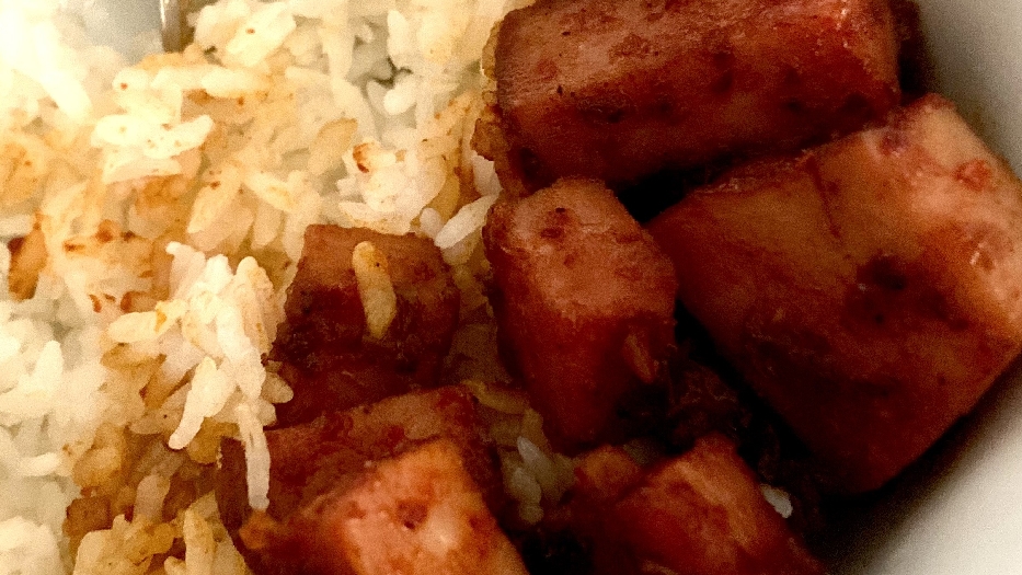 Korean-inspired hot ham