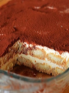 Irish cream tiramisu