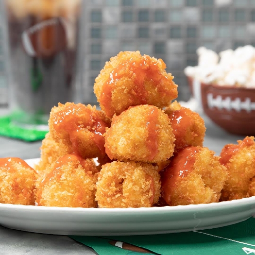 Spicy mac 'n' cheese bites