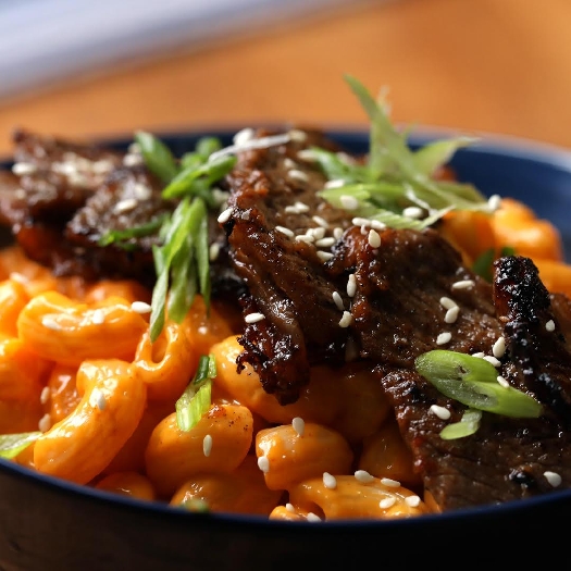 Bulgogi mac and cheese
